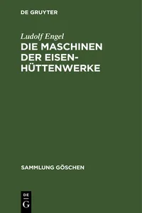 Die Maschinen der Eisenhüttenwerke_cover