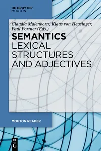 Semantics - Lexical Structures and Adjectives_cover