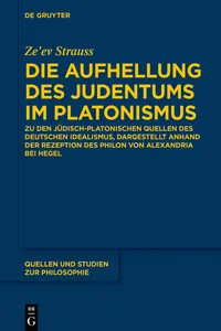 Die Aufhellung des Judentums im Platonismus_cover