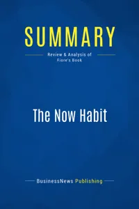 Summary: The Now Habit_cover