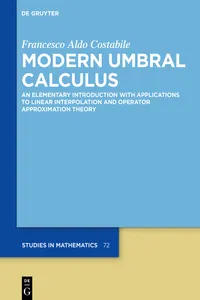 Modern Umbral Calculus_cover