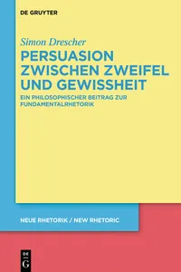 Persuasion zwischen Zweifel und Gewissheit_cover