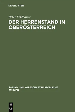 Der Herrenstand in Oberösterreich