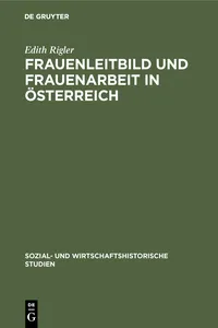 Frauenleitbild und Frauenarbeit in Österreich_cover