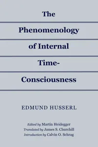 The Phenomenology of Internal Time-Consciousness_cover
