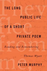 The Long Public Life of a Short Private Poem_cover