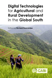 Digital Technologies for Agricultural and Rural Development in the Global South_cover
