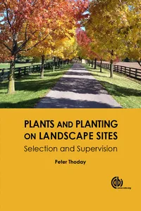 Plants and Planting on Landscape Sites_cover