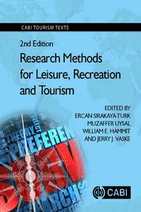 Research Methods for Leisure, Recreation and Tourism_cover