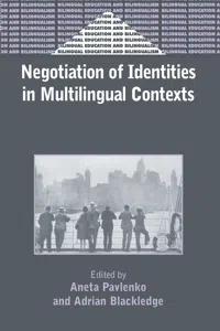 Negotiation of Identities in Multilingual Contexts_cover