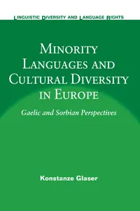 Minority Languages and Cultural Diversity in Europe_cover