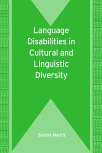 Language Disabilities in Cultural and Linguistic Diversity_cover