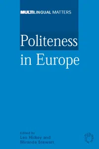 Politeness in Europe_cover