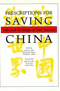 Prescriptions for Saving China_cover