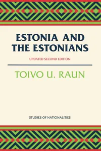 Estonia and the Estonians_cover