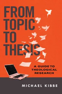 From Topic to Thesis_cover