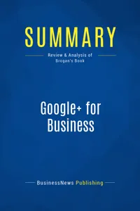 Summary: Google+ for Business_cover