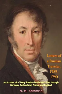 Letters of a Russian Traveler, 1789-1790_cover