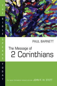 The Message of 2 Corinthians_cover