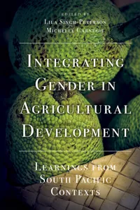 Integrating Gender in Agricultural Development_cover