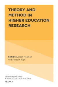 Theory and Method in Higher Education Research_cover