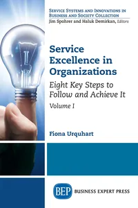 Service Excellence in Organizations, Volume I_cover