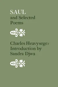 Saul and Selected Poems_cover