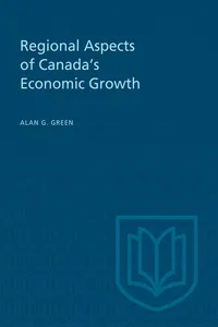 Regional Aspects of Canada's Economic Growth_cover