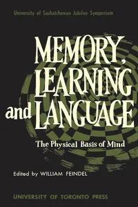 Memory, Learning and Language_cover