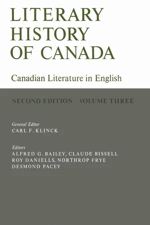 Literary History of Canada