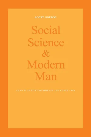 Social Science and Modern Man