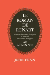 Le Roman de Renart_cover