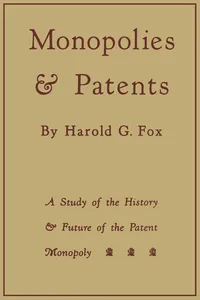 Monopolies and Patents_cover