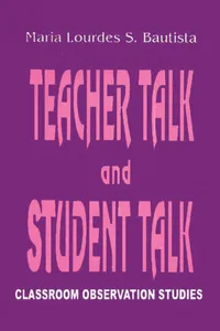 Teacher Talk and Student Talk_cover