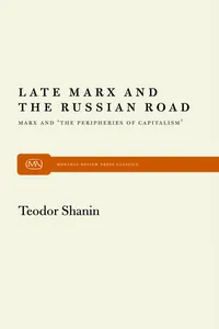 Late Marx and the Russian Road_cover
