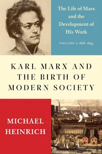 Karl Marx and the Birth of Modern Society_cover