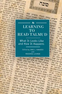 Learning to Read Talmud_cover