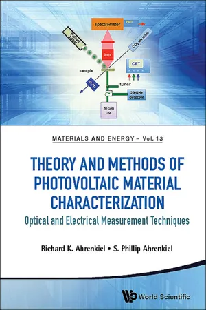 Theory and Methods of Photovoltaic Material Characterization