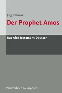 Der Prophet Amos_cover