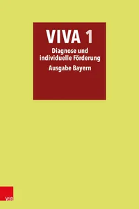 VIVA 1 Diagnose und individuelle Förderung - Ausgabe Bayern_cover