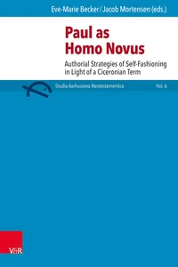 Paul as homo novus_cover