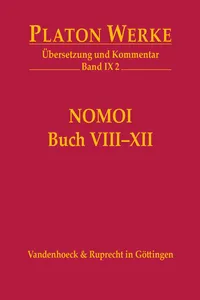 IX 2 Nomoi Buch VIII-XII_cover