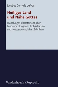 Heiliges Land und Nähe Gottes_cover