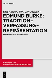 Tradition – Verfassung – Repräsentation_cover