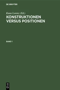 Konstruktionen versus Positionen_cover