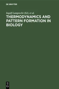 Thermodynamics and Pattern Formation in Biology_cover