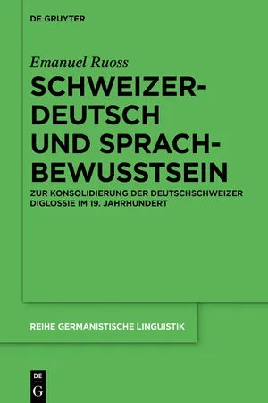 Schweizerdeutsch und Sprachbewusstsein