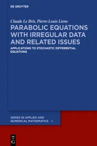 Parabolic Equations with Irregular Data and Related Issues_cover