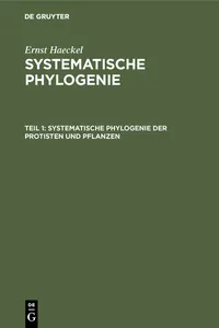 Systematische Phylogenie der Protisten und Pflanzen_cover