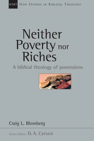 Neither Poverty nor Riches